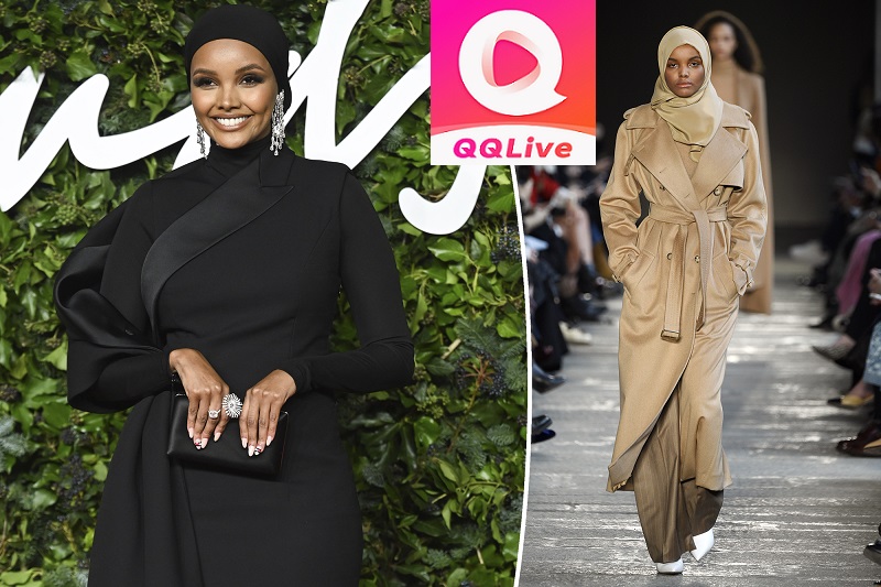 Halima Aden catwalk