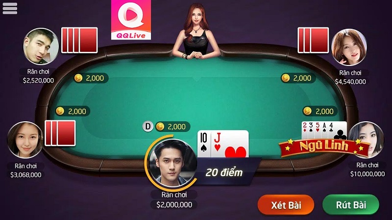 bài xì dách ngũ linh