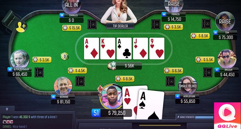 bàn cược poker