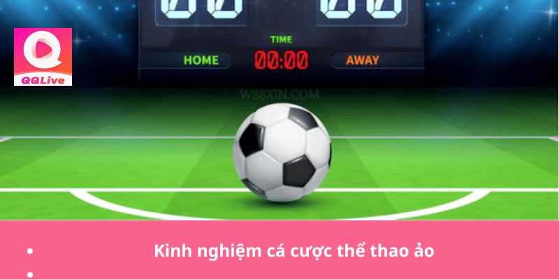 Kinh nghiệm cá cược thể thao ảo