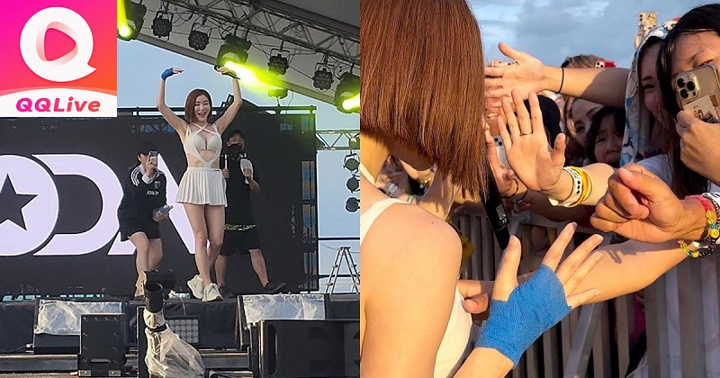 DJ soda bị sờ ngực