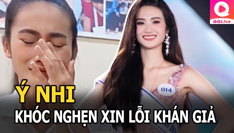 ý nhi khóc xin lỗi