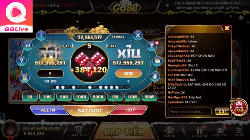 lắc tài xỉu online