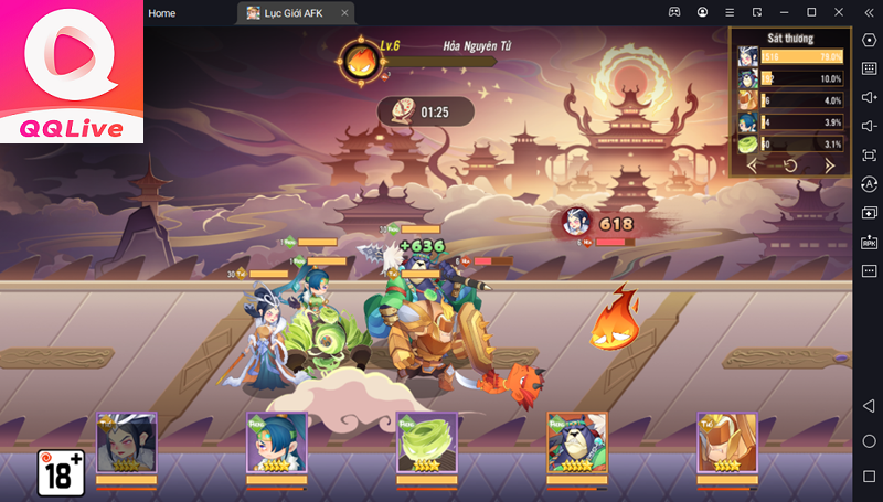 Lục Giới AFK trực tuyến