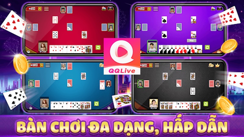 bàn chơi tá lả qqlive