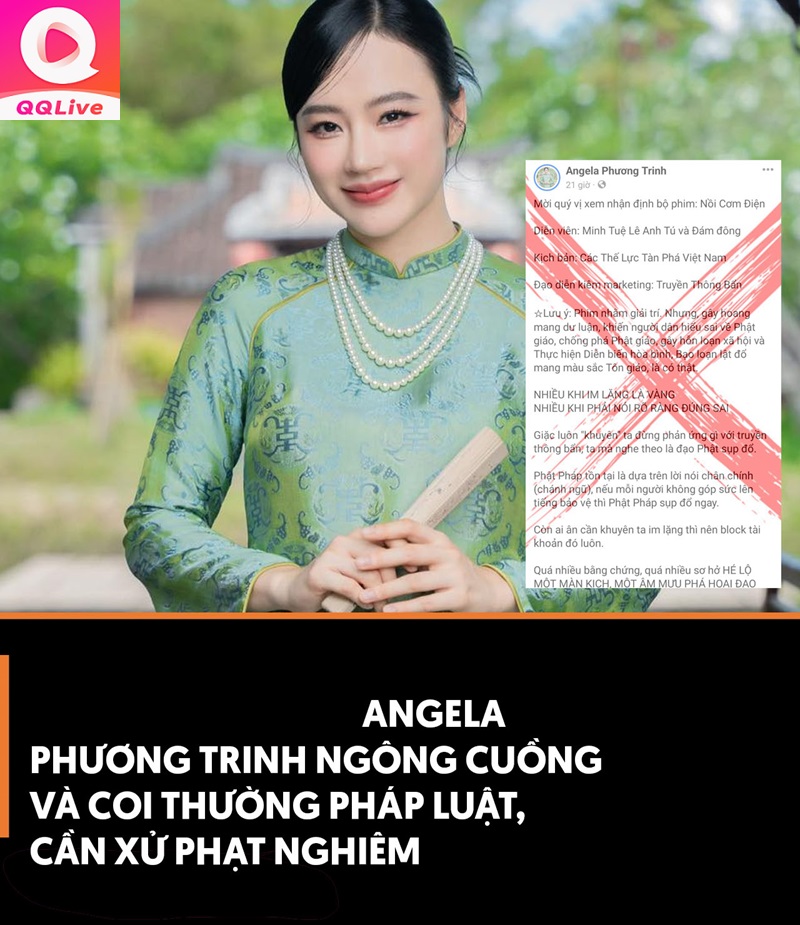 Angela phương trinh phát ngôn