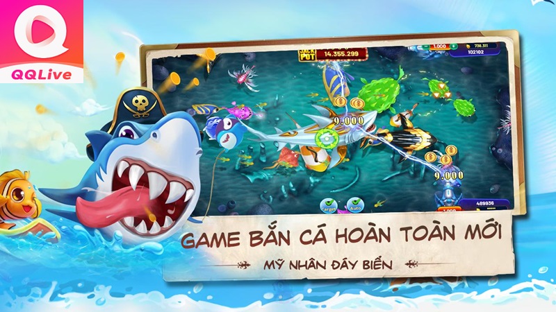 bắn cá Mỹ Nhân Đáy Biển