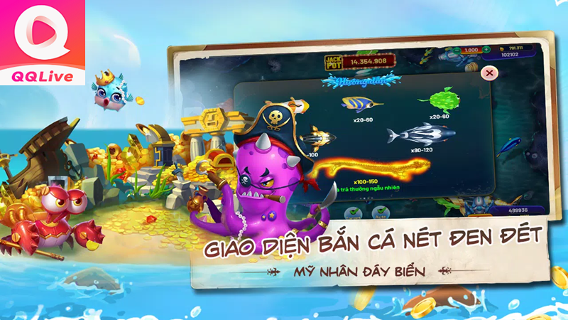 giao diện bắn cá đẹp