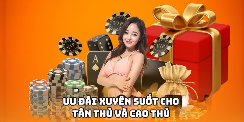 Ưu đãi xuyên suốt cho tân thủ và cao thủ b52club