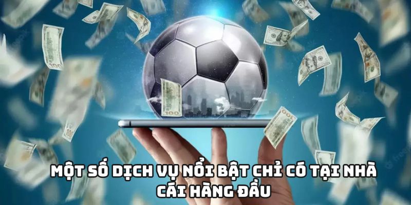 Một số các dịch vụ nổi bật khi tham gia cá cược tại nhà cái