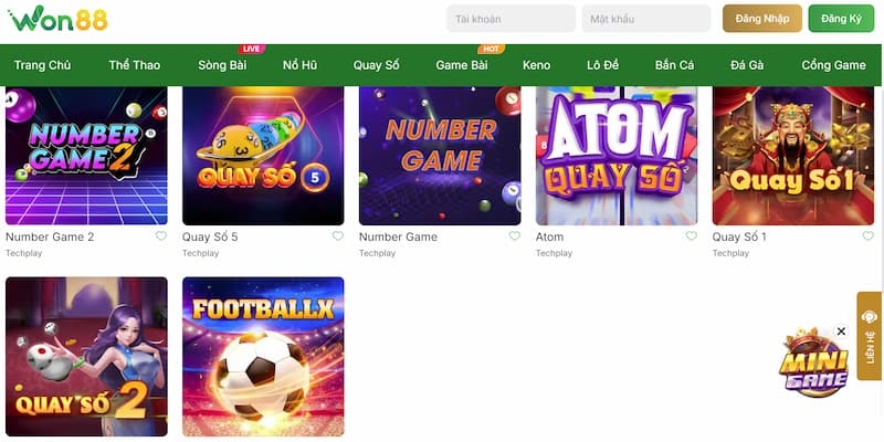 Điều cần biết về quay Số Won88