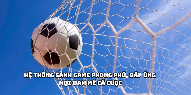 Hệ thống sảnh game phong phú, đáp ứng mọi đam mê cá cược