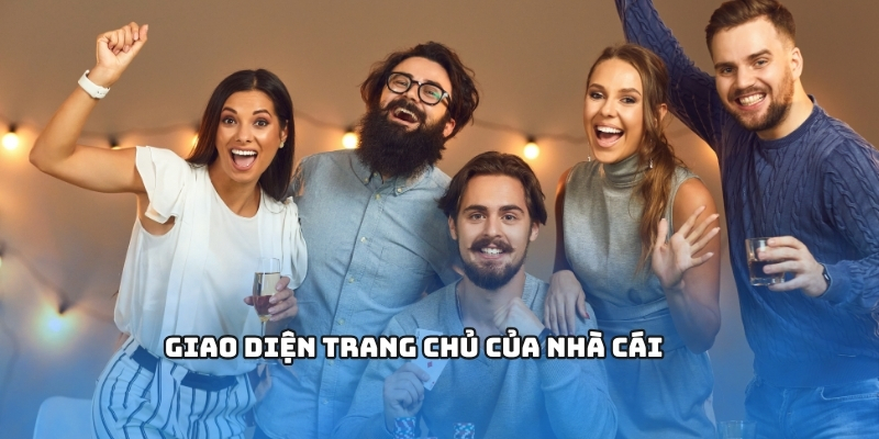 Giao diện trang chủ của nhà cái