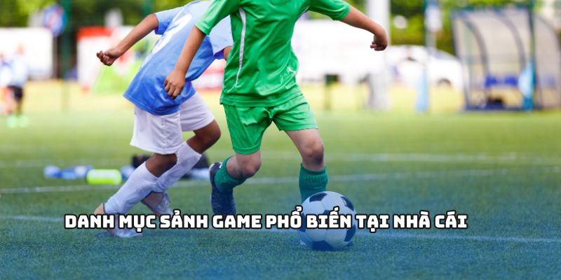 Danh mục sảnh game phổ biến tại nhà cái