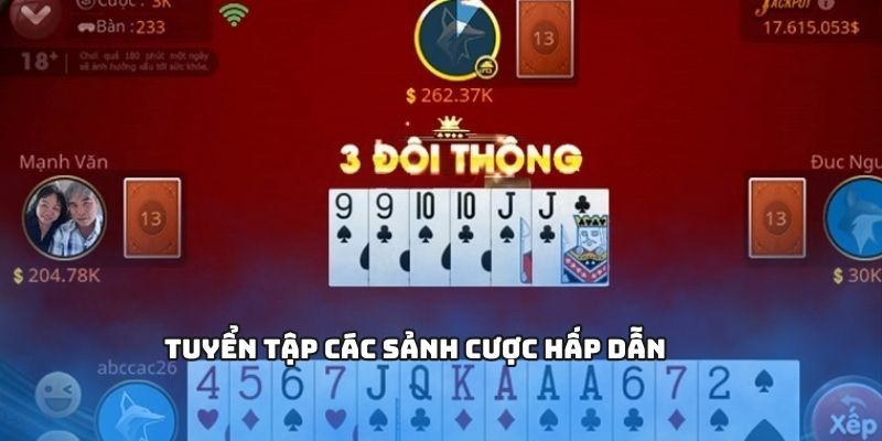 Tuyển tập các sảnh cược hấp dẫn