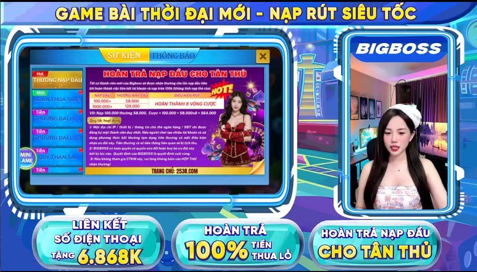 Gái xinh livestream ứng dụng Bigboss