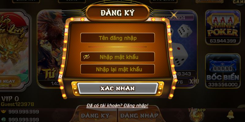 Xác nhận quá trình tạo tài khoản thành viên