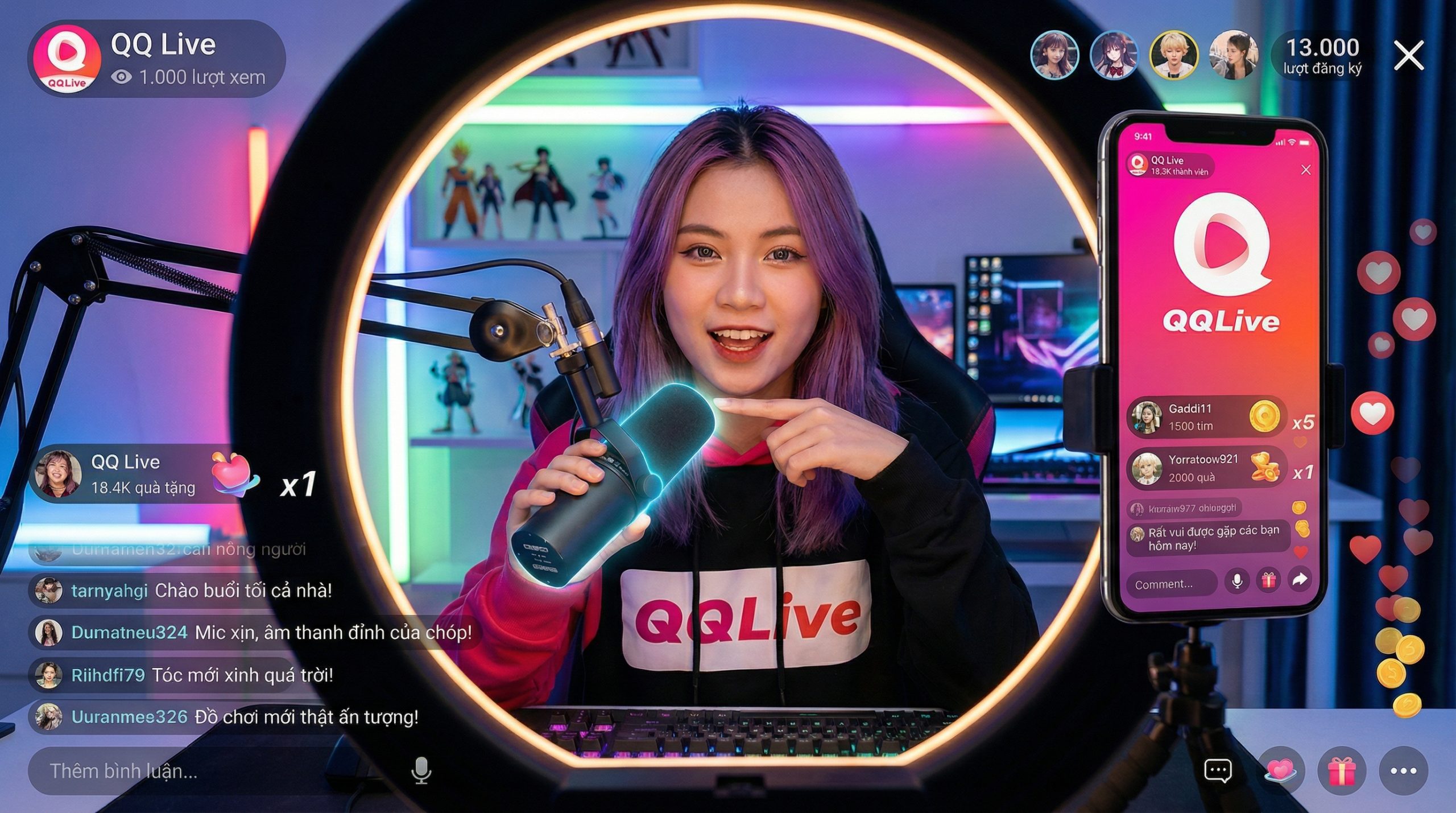 Idol được sự hỗ trợ từ nền tảng QQlive tăng trưởng nhanh chóng