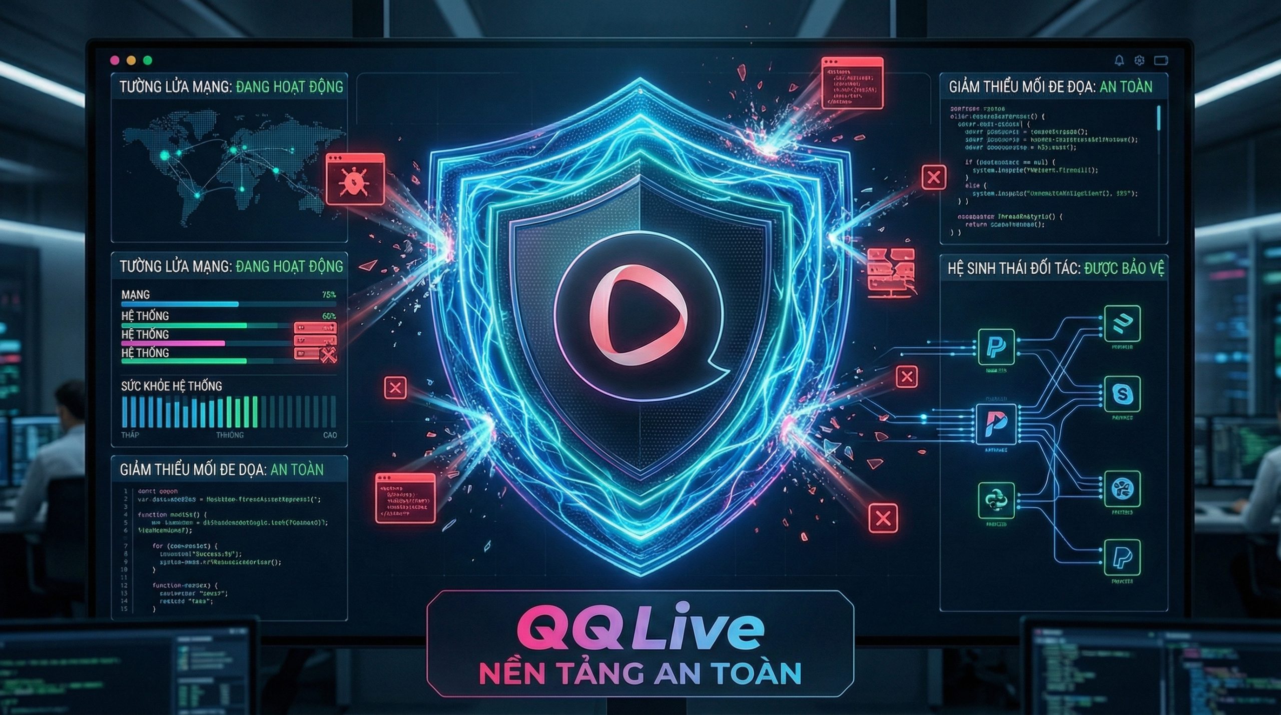 QQlive là nền tảng an toàn và minh bạch để hợp tác toàn diện