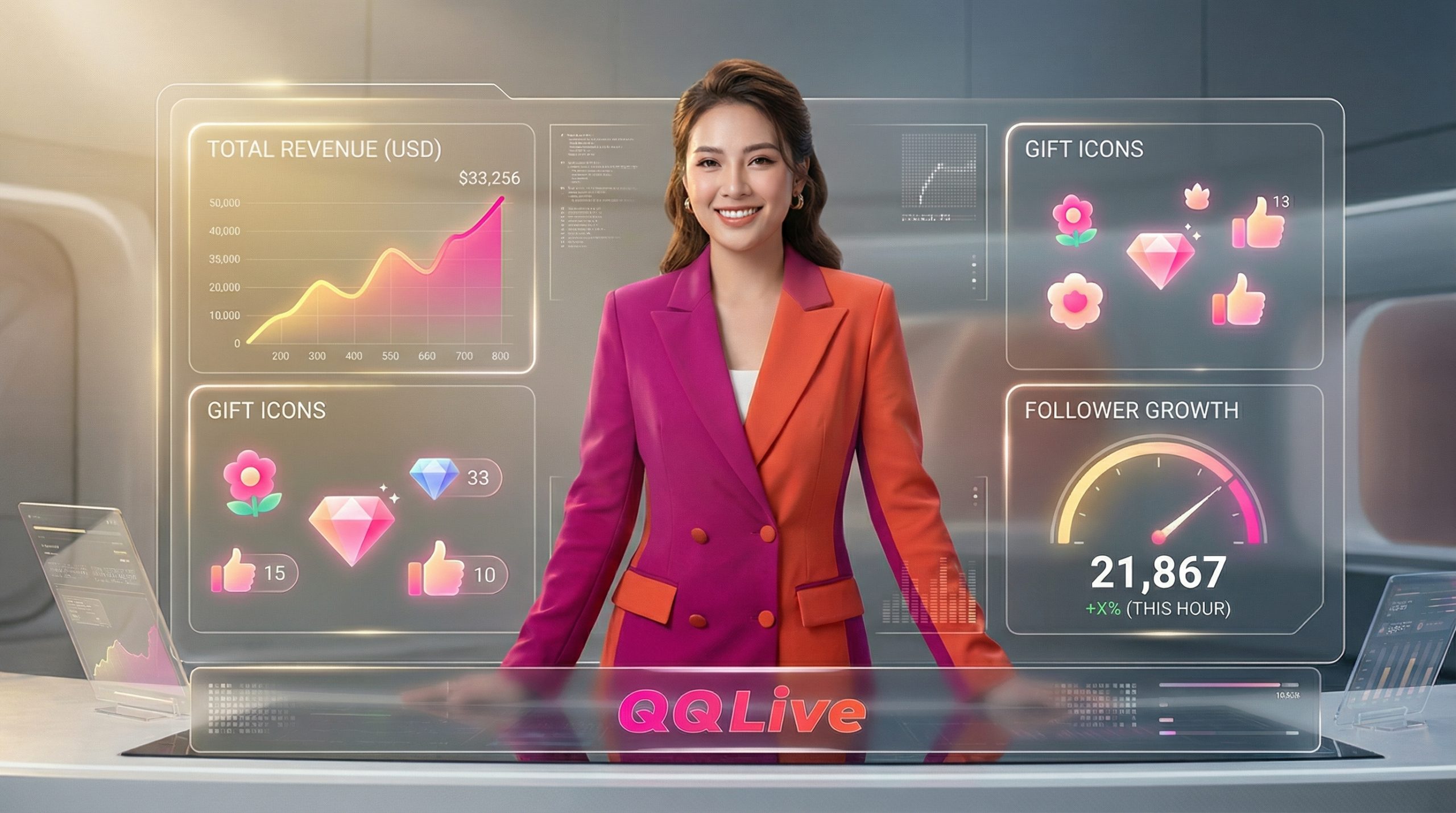 Tăng thu nhập khi trở thành Idol QQlive